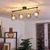 Kesao Ceiling Light brass, black, 4-light sources