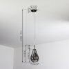 Domma Pendant Light chrome, 1-light source