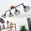 Omba Ceiling Light Dark wood, black, 4-light sources