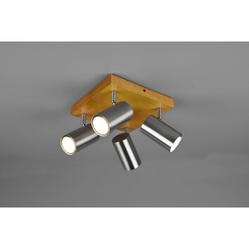 Trio Marley Spotlight Light wood, 4-light sources