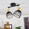 Kesao Ceiling Light brass, black, 2-light sources