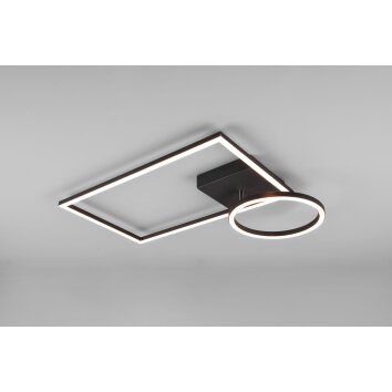 Reality Verso Ceiling Light LED black, 1-light source
