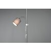 Reality Owen Floor Lamp matt nickel, 2-light sources