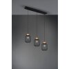 Reality Calimero Pendant Light black, 3-light sources