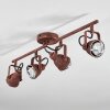 DROBAK Ceiling Light rust-coloured, 4-light sources