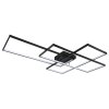 Globo GABRIEL Ceiling Light LED black, 1-light source, Remote control