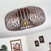Wemude Ceiling Light copper, black, 1-light source