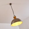 Pendant Light Tholen brown, silver, 1-light source