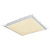 Globo RENA Ceiling Light LED matt nickel, white, 1-light source, Remote control, Colour changer