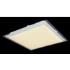 Globo RENA Ceiling Light LED matt nickel, white, 1-light source, Remote control, Colour changer
