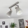 Vlissingen Ceiling Light chrome, grey, 2-light sources