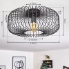 Wemude Ceiling Light black, 1-light source