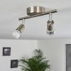 Oula Ceiling Light LED matt nickel, 2-light sources