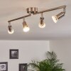 Oula Ceiling Light LED matt nickel, 4-light sources