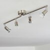 Oula Ceiling Light LED matt nickel, 4-light sources