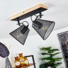 Panaguá Ceiling Light Light wood, black, 2-light sources