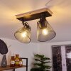 Panaguá Ceiling Light Light wood, black, 2-light sources