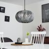 Kemer Pendant Light black, silver, 1-light source