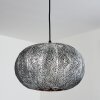 Kemer Pendant Light black, silver, 1-light source