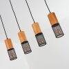 Lenalau Pendant Light black, 4-light sources