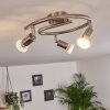 Oula Ceiling Light LED matt nickel, 3-light sources