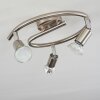 Oula Ceiling Light LED matt nickel, 3-light sources