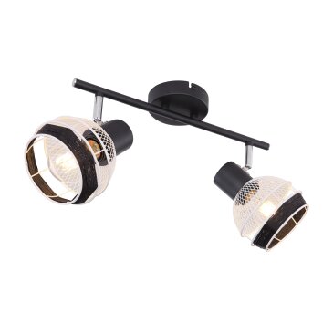 Globo GRIDDY Spotlight black, 2-light sources