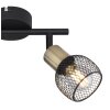 Globo FIASTRA Ceiling Light black, 2-light sources