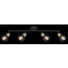 Globo FIASTRA Ceiling Light black, 4-light sources