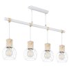 Globo LUISE Pendant Light white, 4-light sources