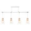 Globo LUISE Pendant Light white, 4-light sources
