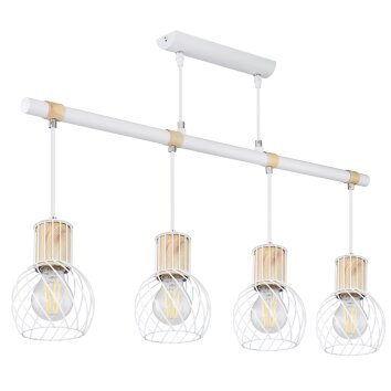 Globo LUISE Pendant Light white, 4-light sources