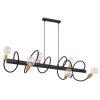 Globo EDDY Pendant Light black, 6-light sources