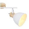 Globo WIHO Spotlight Dark wood, white, 2-light sources
