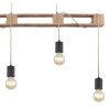 Globo JOELLE Pendant Light brown, Light wood, black, 4-light sources