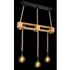 Globo ULLEU Pendant Light brown, black, 3-light sources