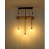 Globo ULLEU Pendant Light brown, black, 3-light sources