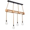 Globo ULLEU Pendant Light brown, black, 4-light sources