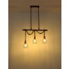 Globo VALERIE Pendant Light brown, black, 3-light sources