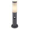 Globo BOSTON path light anthracite, 1-light source, Motion sensor