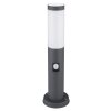 Globo BOSTON path light anthracite, 1-light source, Motion sensor
