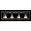 Globo HAGAR Ceiling Light black, 4-light sources