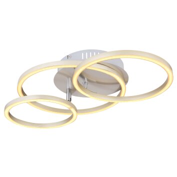 Globo KENDY Ceiling Light LED matt nickel, 1-light source