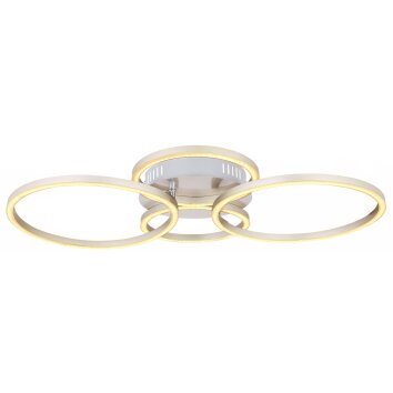 Globo KENDY Ceiling Light LED matt nickel, 1-light source