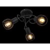 Globo FIASTRA Ceiling Light black, 3-light sources