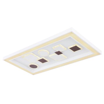 Globo RABEA Ceiling Light LED white, 1-light source, Remote control