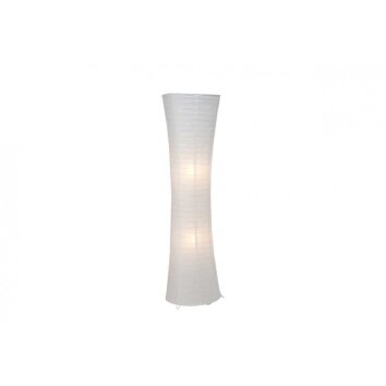 Brilliant Becca floor lamp white, 2-light sources