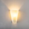 Zera wall light aluminium, white, 1-light source