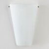 Zera wall light aluminium, white, 1-light source