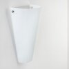 Zera wall light aluminium, white, 1-light source